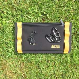 MSC 13W Folding Solar Panel Charger Folded MSC 13W Folding Solar Panel Charger folded